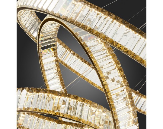 SL1622.303.03 Люстра подвесная ST-Luce Латунь/Прозрачный LED 1*122W 4000K