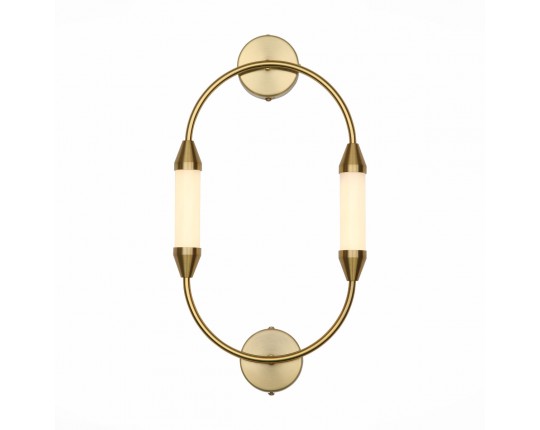 SL6004.301.02 Бра ST-Luce Латунь/Белый LED 2*4W 3000K