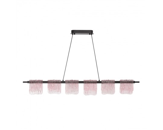 SL6021.403.36 Светильник подвесной ST-Luce черный/розовый LED 1*36W 3000K