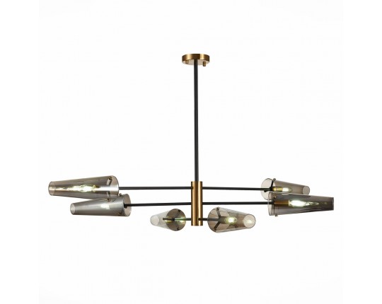 SL1209.302.06 Светильник потолочный ST-Luce Бронза,Черный/Дымчатый E14 6*40W