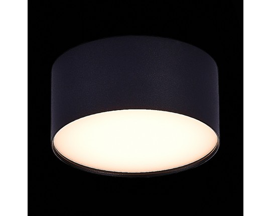ST606.432.12 Светильник потолочный Черный LED 1*12W 3000K 1 080Lm Ra>85 120° IP20 D120xH55 185-265V