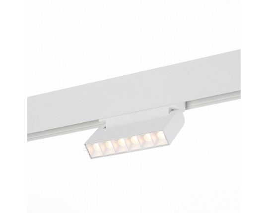 ST364.536.06 Магнитный трековый светильник белый LED 1*6W 3000K 532Lm Ra>80 36° IP20 L120xW22xH108 4