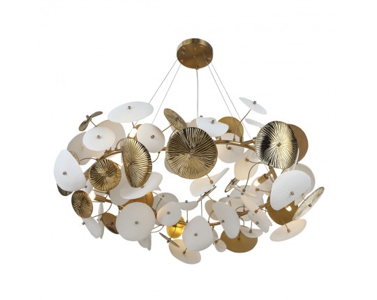 SL1518.303.10 Светильник подвесной ST-Luce Латунь/Белый G9 10*5W 4000K