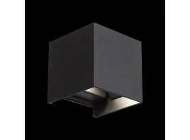 SL560.401.02 Светильник уличный настенный ST-Luce Черный/Черный LED 2*3W 4000K