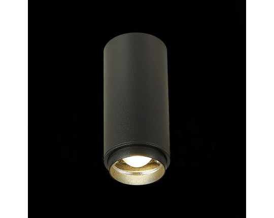 ST600.442.10 Светильник потолочный Zoom Черный LED 1*10W 4000K 1 000Lm Ra>80 15-60° IP20 D59xH130 17