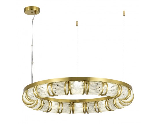 SL6011.303.01 Светильник подвесной ST-Luce Латунь/Прозрачный LED 1*50W