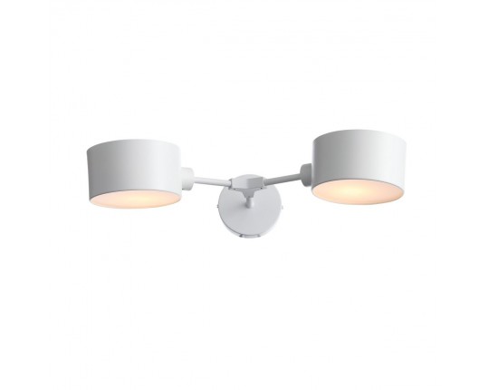 SLE183501-02 Светильник настенный Белый/Белый E14 2*60W