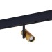 ST808.236.08 Магнитный трековый светильник Золотистый LED 1*8W 3000K 550Lm Ra>90 36° IP20 D42xH135 4