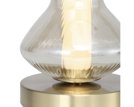 SL6136.204.01 Прикроватная лампа ST-Luce золото/коньячный LED 1*6W 3000K