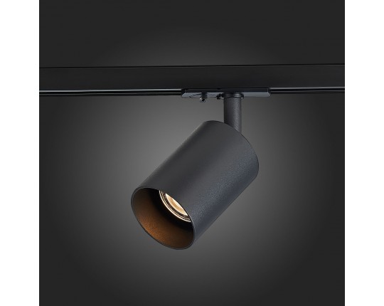 ST302.406.01 Св-к трек. Черный GU10 1*50W  IP20 L100xW70xH172 220V Без ламп