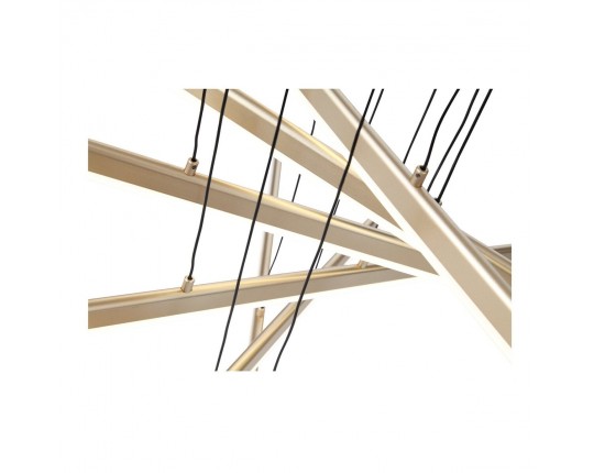 SL394.223.06 Светильник подвесной ST-Luce Матовое золото/Белый LED 6*16,6W 4000K