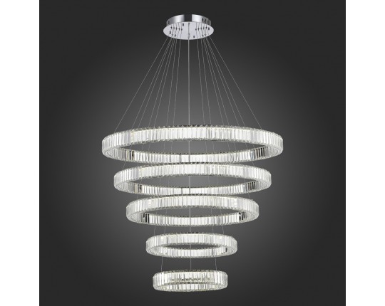 SL1622.113.05 Люстра подвесная ST-Luce Хром/Прозрачный LED 1*285W 4000K