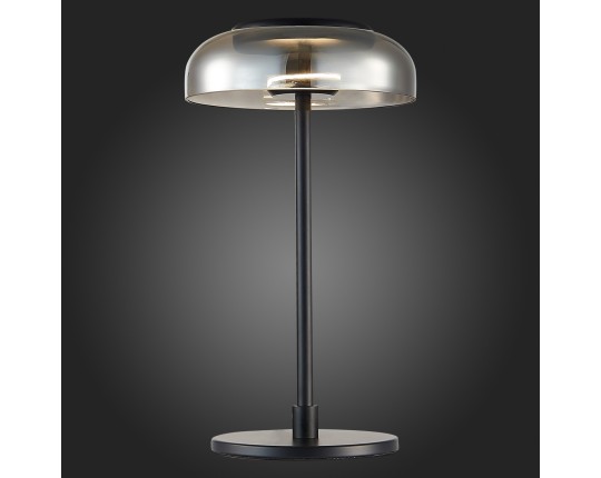 SL6002.404.01 Прикроватная лампа ST-Luce Черный/Дымчатый LED 1*7W 4000K