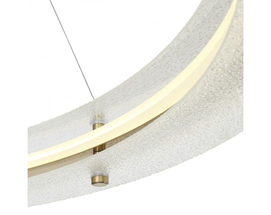 SL6245.213.01 Светильник подвесной ST-Luce золотистый/Прозрачный LED 1*70W 4000K