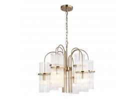 SL6145.303.09 Светильник подвесной ST-Luce латунь/прозрачный E14 9*40W