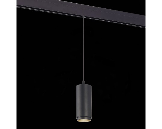 ST357.443.06 Магнитный трековый светильник подвесной ZOOM Черный LED 1*6W 4000K 667Lm Ra>80 10-60° I