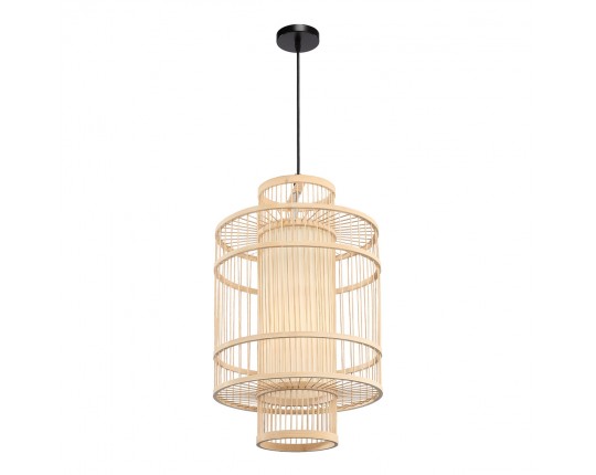 SL6241.523.01 Светильник подвесной ST-Luce Древесный/Белый E27 1*40W