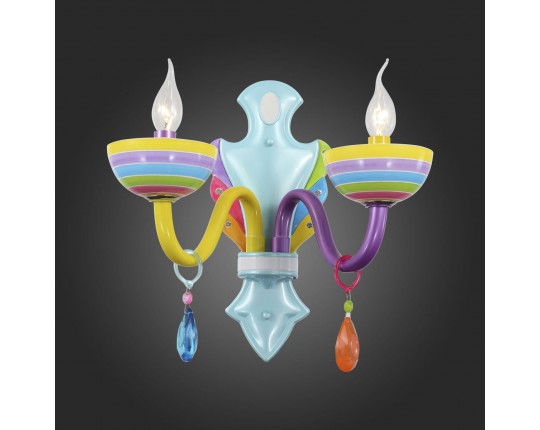 SL672.781.02 Бра ST-Luce Разноцветный/Разноцветный E14 2*40W