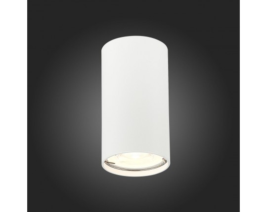 ST110.507.01 Светильник потолочный Белый GU10 1*50W  D54xH100 220V Без ламп