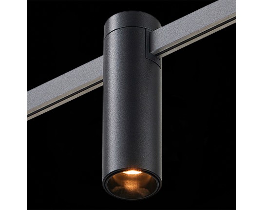 ST810.406.05 Магнитный трековый светильник FARM Черный LED 1*5W 3000K 227Lm Ra90 60 IP20 D35xH112 24