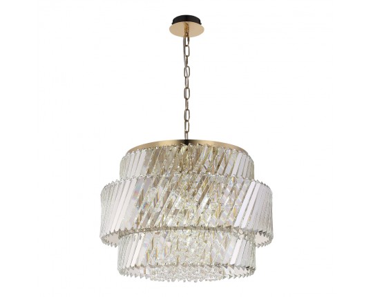 SL6138.303.12 Светильник подвесной ST-Luce латунь/прозрачный E14 12*40W