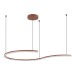 SL1018.603.01 Светильник подвесной ST-Luce терракотовый/прозрачный LED 1*65W 4000K