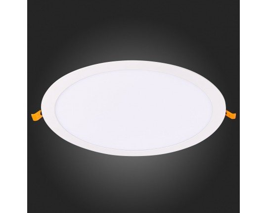 ST209.538.24 Св-к встр. Белый LED 1*24W 3000K 1 728Lm Ra80 110° IP20 D300xH8 90-265V