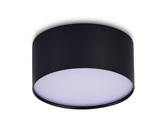 ST606.442.12 Светильник потолочный Черный LED 1*12W 4000K 1 080Lm Ra>90 120° IP20 D120xH55 185-265V