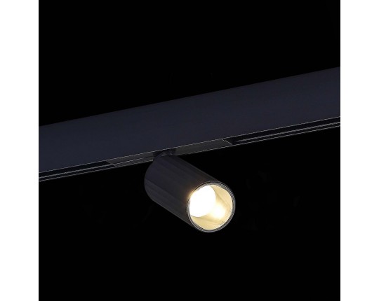 ST807.446.12 Магнитный трековый светильник Черный LED 1*12W 4000K 700Lm Ra>90 IP20 D50xH173 48VV
