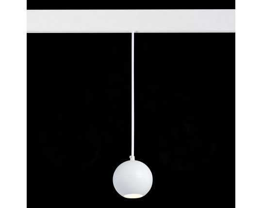 ST354.543.12 Магнитный трековый светильник подвесной Белый LED 1*12W 4000K 750Lm Ra>80 36° IP20 D100