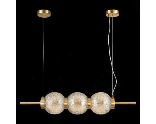 SL1155.313.03 Светильник подвесной ST-Luce Латунь/Коньячный E14 3*40W