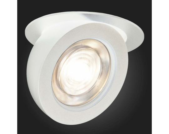 ST654.538.10 Св-к встр. Белый LED 1*10W 3000K 850Lm Ra>90 38° IP20 D109xH60 180-240V