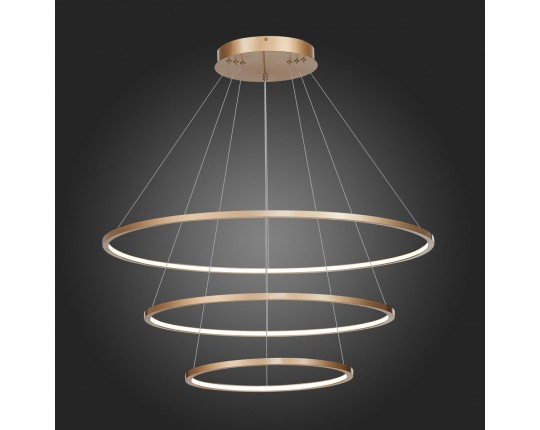 ST603.243.114 Светильник подвесной ST-Luce Золотистый/Белый LED 1*114W 4000K