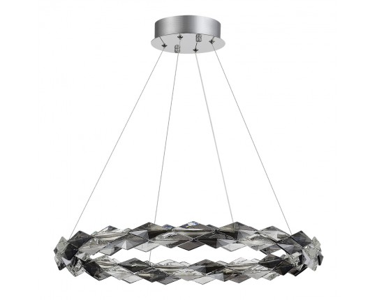 SL6009.103.01 Люстра подвесная ST-Luce Хром/Прозрачно-Дымчатый LED 1*30W 3000K