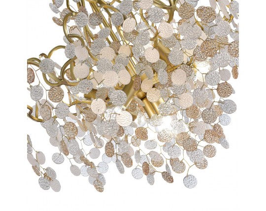 SL1650.303.08 Люстра подвесная ST-Luce Латунь/Прозрачный, Золотой E14 8*60W