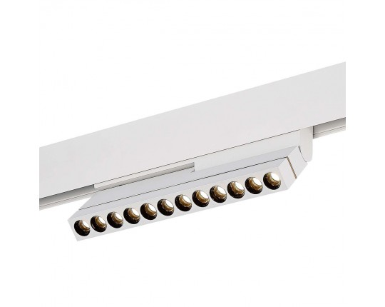 ST805.536.12 Магнитный трековый светильник Белый LED 1*12W 3000K 450Lm Ra>90 36° IP20 L220xW22xH117