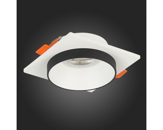 ST206.518.01 Св-к встр. Белый GU10 1*50W  L92xW92xH38 220V Без ламп