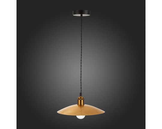 SL1017.203.01 Светильник подвесной ST-Luce Черный/Золотистый E27 1*60W