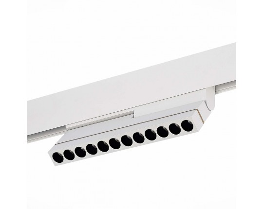 ST805.546.12 Магнитный трековый светильник Белый LED 1*12W 4000K 500Lm Ra>90 36° IP20 L220xW22xH117