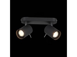 SL597.401.02 Спот ST-Luce Черный, Хром/Черный GU10 LED 2*3W