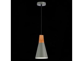 SLE125173-01 Светильник подвесной Серый/Серый, Светлое дерево E14 1*40W