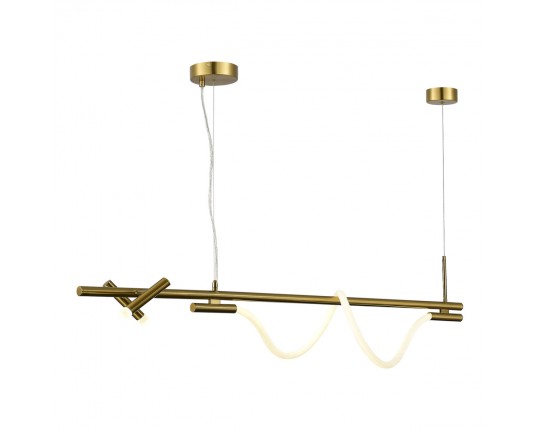 SL6118.303.03 Светильник подвесной ST-Luce Латунь/Латунь LED 2+1*3+11W 4000K