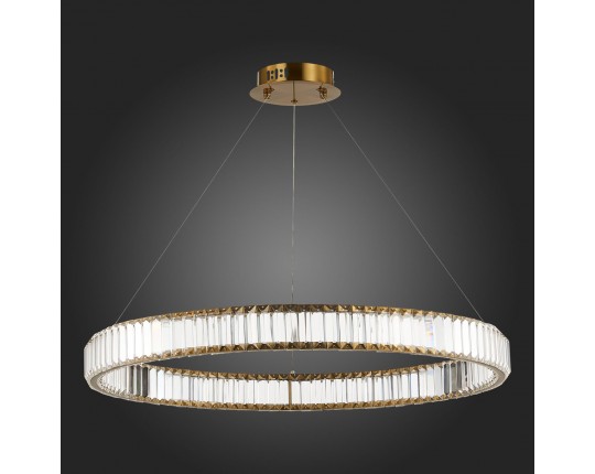SL1622.383.01 Люстра подвесная ST-Luce Латунь/Прозрачный LED 1*52W 4000K