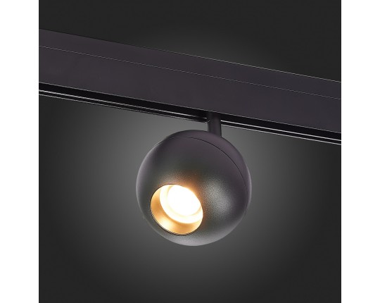 ST354.446.12 Магнитный трековый светильник Черный LED 1*12W 4000K 680Lm Ra>80 36° IP20 L120xW100xH19