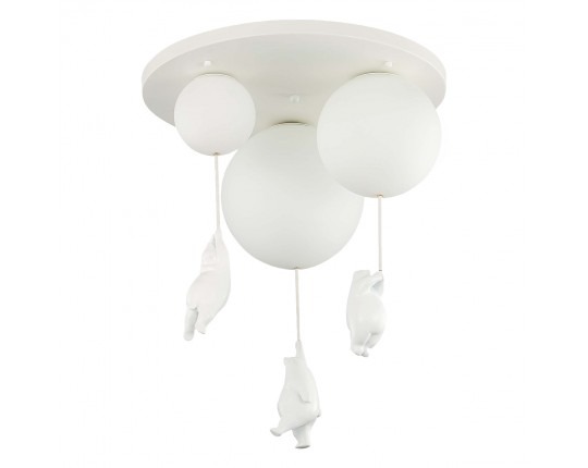 SLE115402-03 Светильник потолочный Белый/Белый E27/G9 3*160W