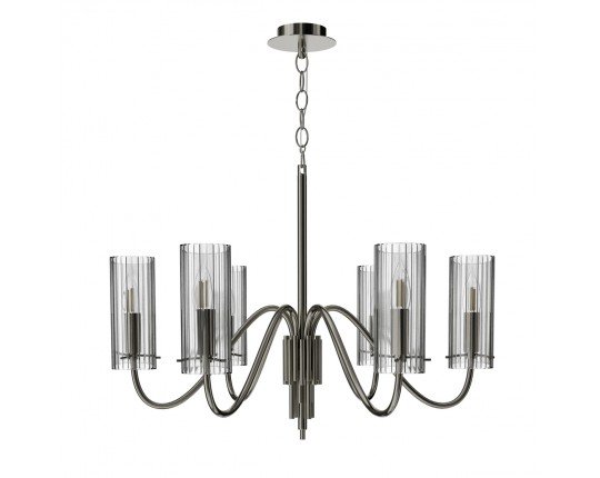 SL2005.103.06 Светильник подвесной ST-Luce никиль/прозрачный E14 6*40W