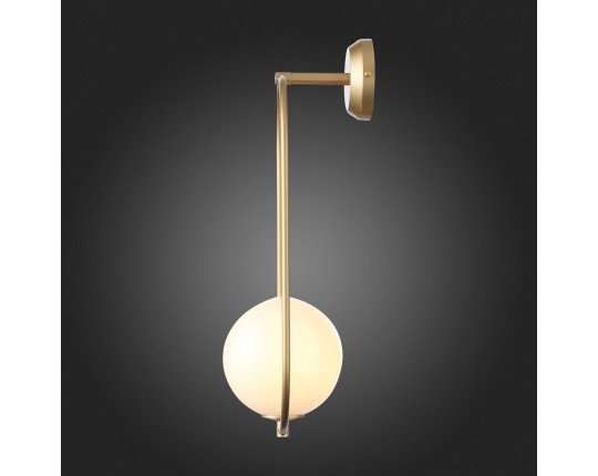 SL1118.201.01 Светильник настенный ST-Luce Золотистый/Белый E14 1*40W