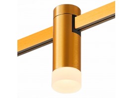 ST812.246.03 Магнитный трековый светильник FARM Золотистый LED 1*3W 4000K 93Lm Ra90 120 IP20 D29xH9