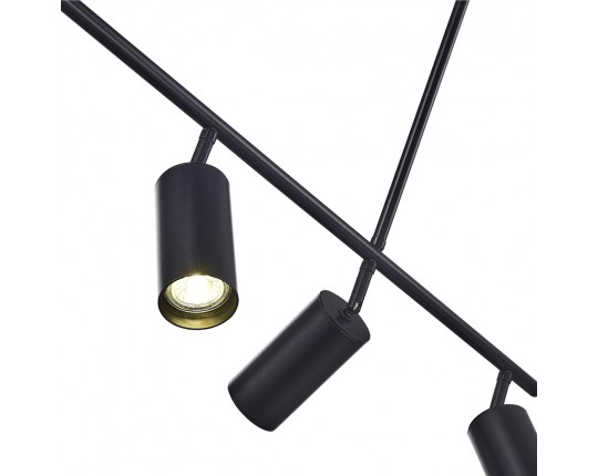 SL1206.403.05 Светильник подвесной ST-Luce Черный/Черный GU10 5*5W 4000K