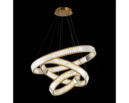 SL1622.303.03 Люстра подвесная ST-Luce Латунь/Прозрачный LED 1*122W 4000K